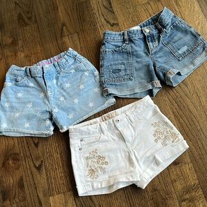 Jean shorts girls sz 10 GUC